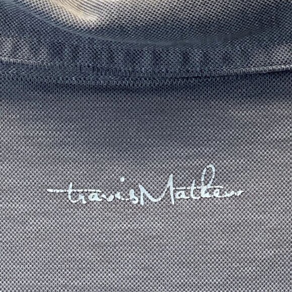 Travis Mathew Golf Polo Shirt Mens Size XL Gray Short Sleeves Pima Cotton Blend‎ - Picture 5 of 10